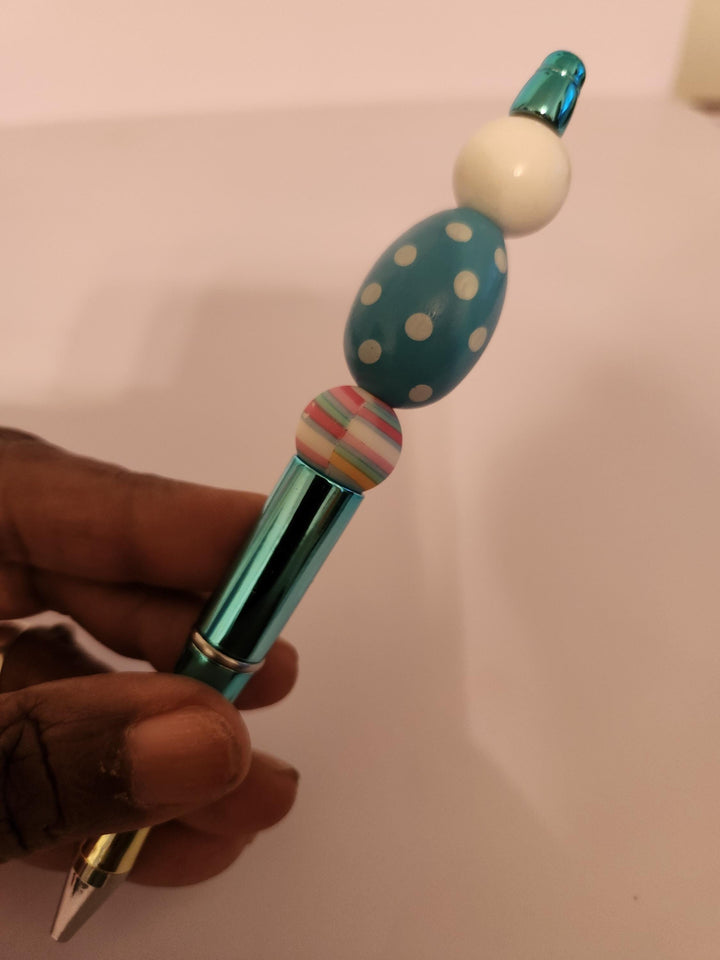 Handcrafted Beaded Pen – Unique Handmade Writing Pen | Elegant Personalized Gift Pen