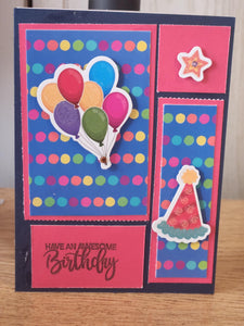 Festive Bright Colors Birthday Cards – Colorful Happy Birthday Greeting Cards