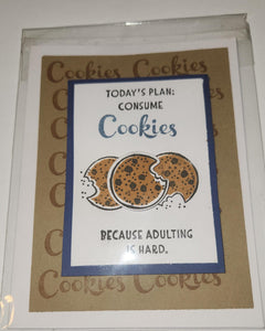 Friendship Cookie Card – Cute Friendship Greeting Card Celebrating the Love of Cookies