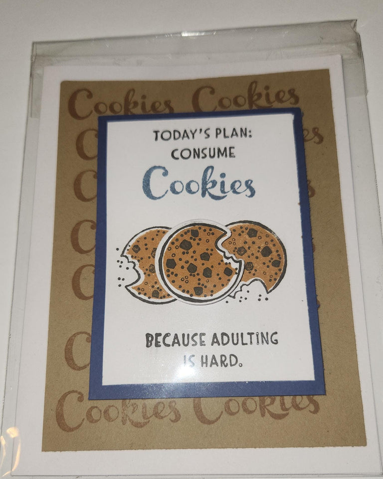 Friendship Cookie Card – Cute Friendship Greeting Card Celebrating the Love of Cookies